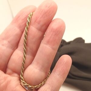 925 Italy Rope Bracelet Vintage